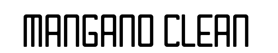 Mangano Clean Yazı tipi ücretsiz indir